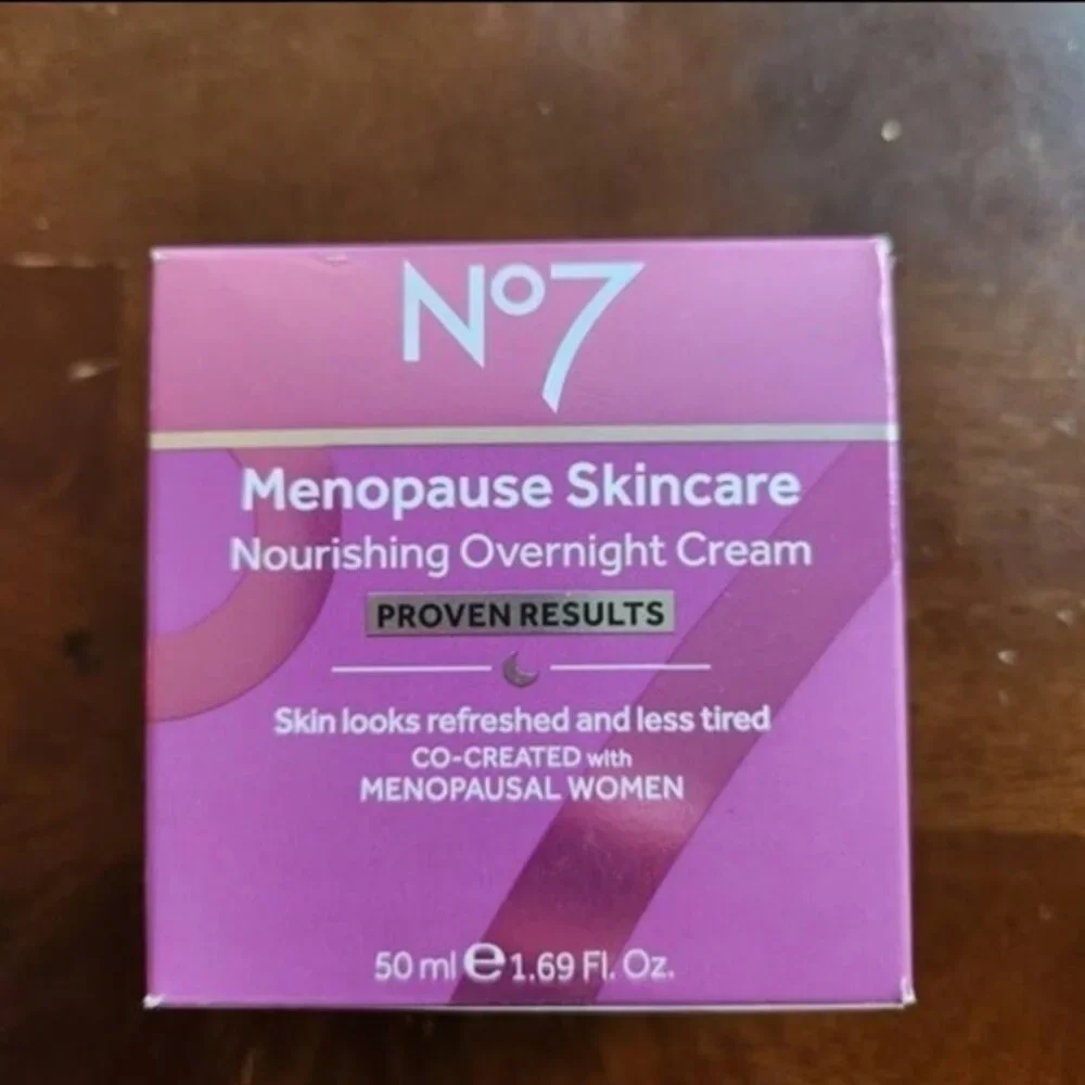 NEW No 7 Menopause skincare Nourishing Overnight cream- $65